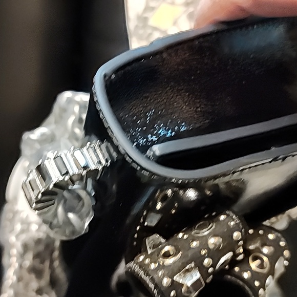 Kurt Geiger Studded Bow Shoreditch Patent Leather - Picture 9 of 10